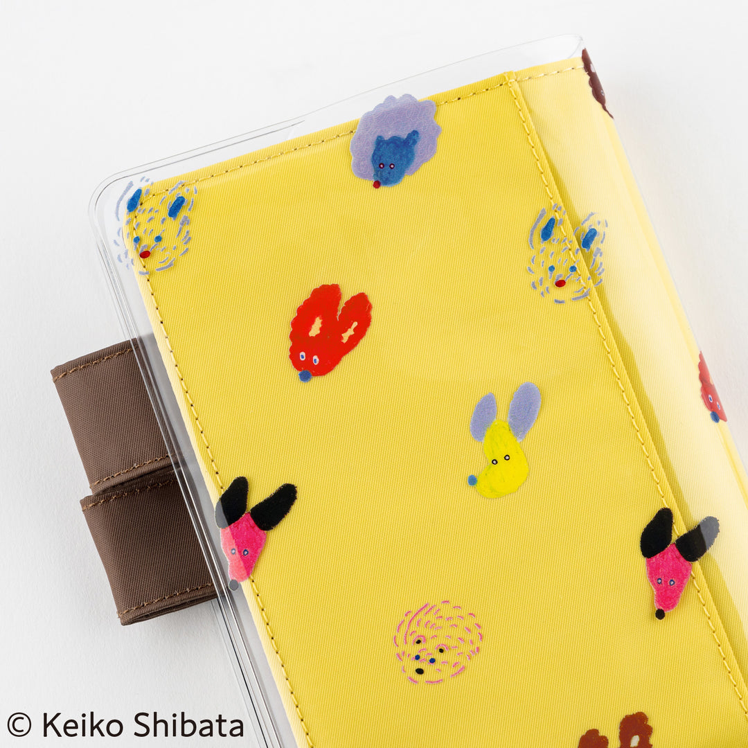 Hobonichi Techo 2025 - Cover on Cover for A6 Size (Dog Ears Fluttering in the Wind) - Keiko Shibata