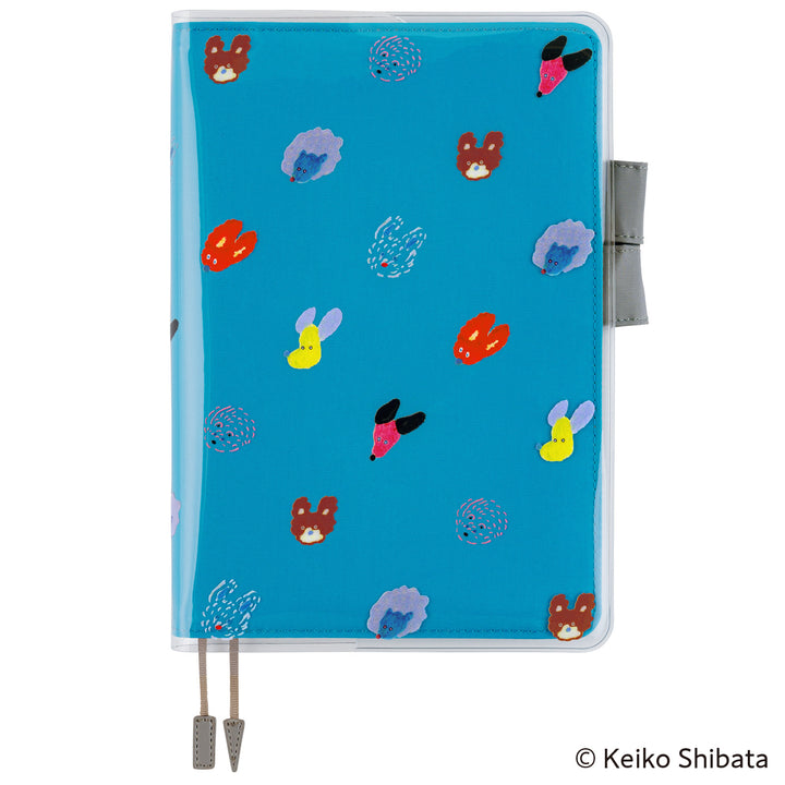 Hobonichi Techo 2025 - Cover on Cover for A5 Size (Dog Ears Fluttering in the Wind) - Keiko Shibata