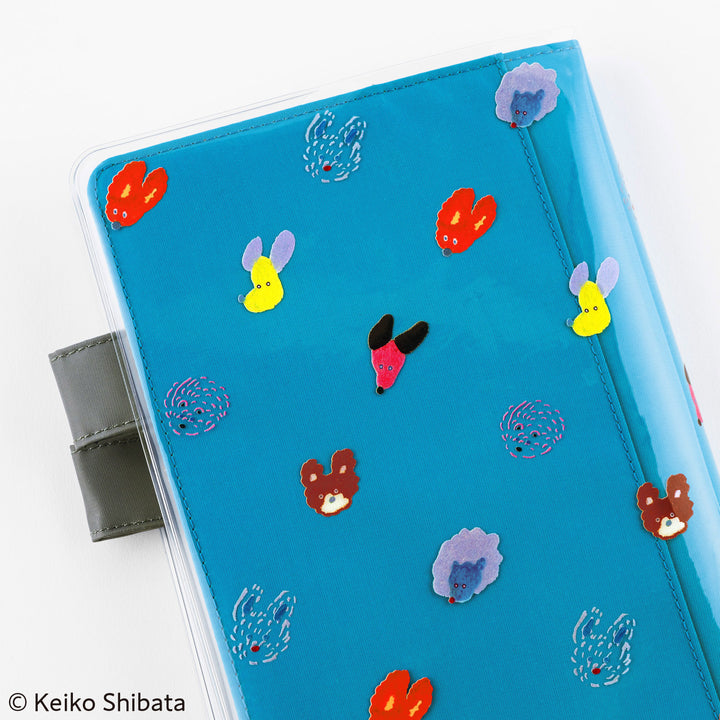 Hobonichi Techo 2025 - Cover on Cover for A5 Size (Dog Ears Fluttering in the Wind) - Keiko Shibata