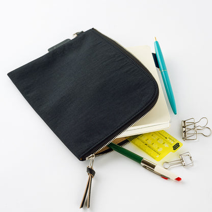 Hobonichi Techo 2025 - Tragen Flat Pouch - Black (A5 Counsin/A6 Original)