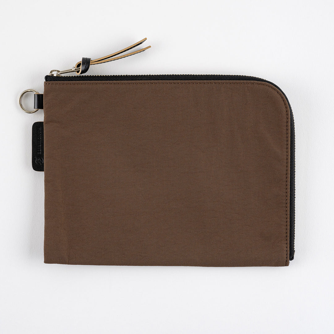 Hobonichi Techo 2025 - Tragen Flat Pouch - Brown (A5 Counsin/A6 Original)