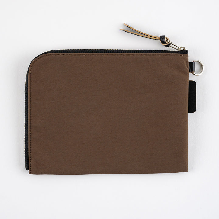 Hobonichi Techo 2025 - Tragen Flat Pouch - Brown (A5 Counsin/A6 Original)