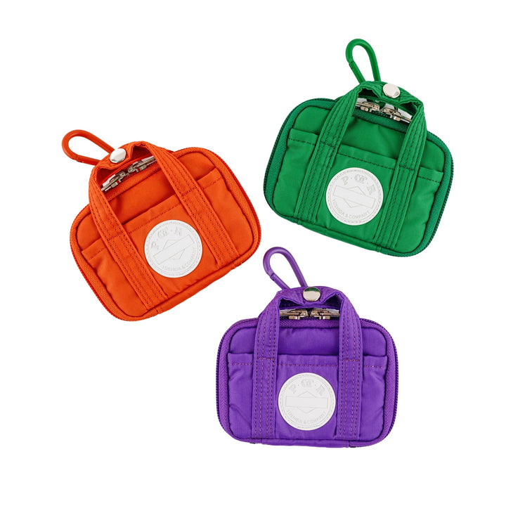 Hobonichi Techo 2025 - Mini Wallet - POTR: Stroll Jr. (Green/Carrot/Purple)