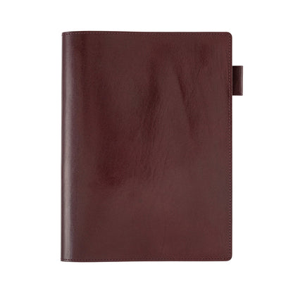 Hobonichi Techo 2025 - 5-Year Techo - A5 Cover Only - Leather: Dark Cherry - Free shipping to US and Canada - Vancouver Buchan’s Kerrisdale Stationery Store