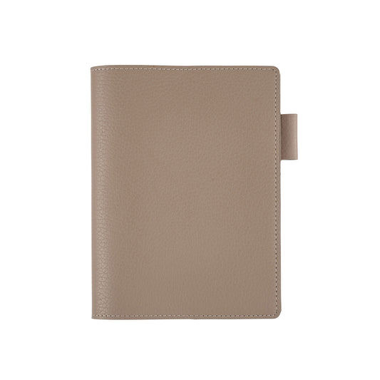 Hobonichi Techo 2025 - 5-Year Techo - A6 Cover Only - Leather: Beige & Navy - Free shipping to US and Canada - Vancouver Buchan’s Kerrisdale Stationery Store