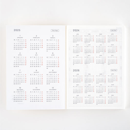 Hobonichi Techo 2025 - Cousin (A5) Planner Book - English/January Start/Monday Start - Free shipping to US and Canada - Vancouver Buchan’s Kerrisdale Stationery Store