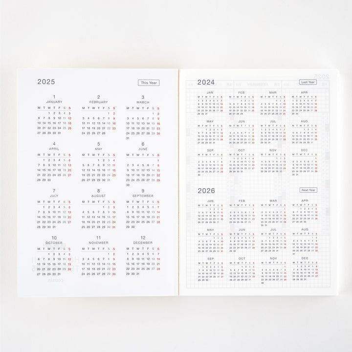 Hobonichi Techo 2025 - Cousin (A5) Planner Book - English/January Start/Monday Start - Free shipping to US and Canada - Vancouver Buchan’s Kerrisdale Stationery Store