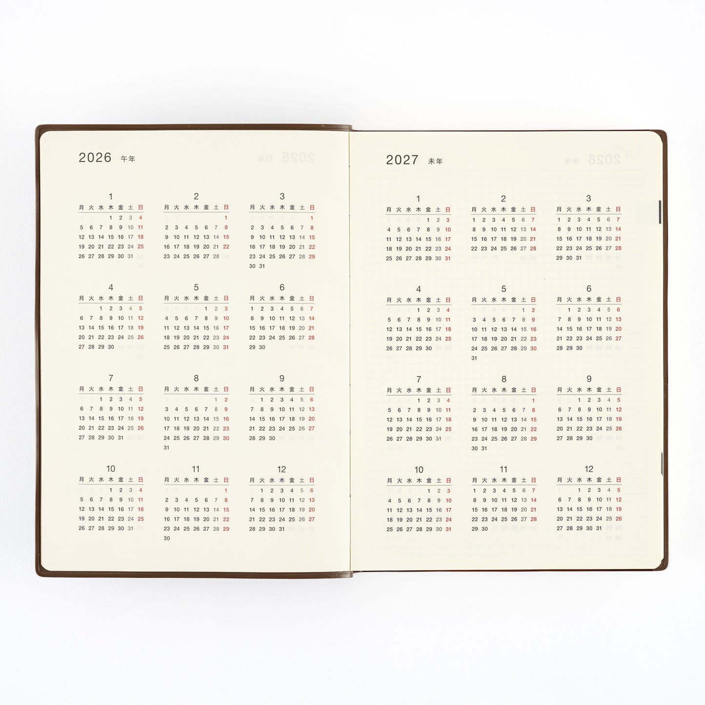 Hobonichi Techo 2025 - A5 Japanese - Large 5-Year Techo Planner Book (2025 - 2029) - Free shipping to US and Canada - Vancouver Buchan’s Kerrisdale Stationery Store