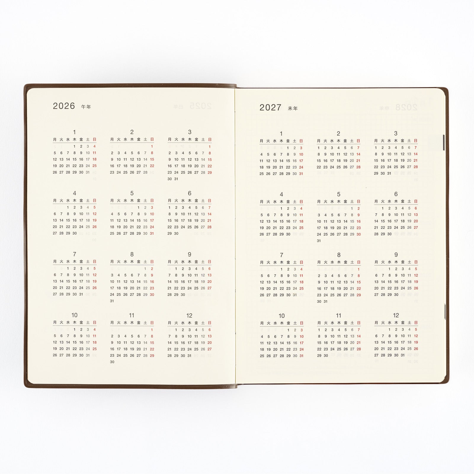 Hobonichi Techo 2025 - A5 Japanese - Large 5-Year Techo Planner Book (2025 - 2029) - Free shipping to US and Canada - Vancouver Buchan’s Kerrisdale Stationery Store