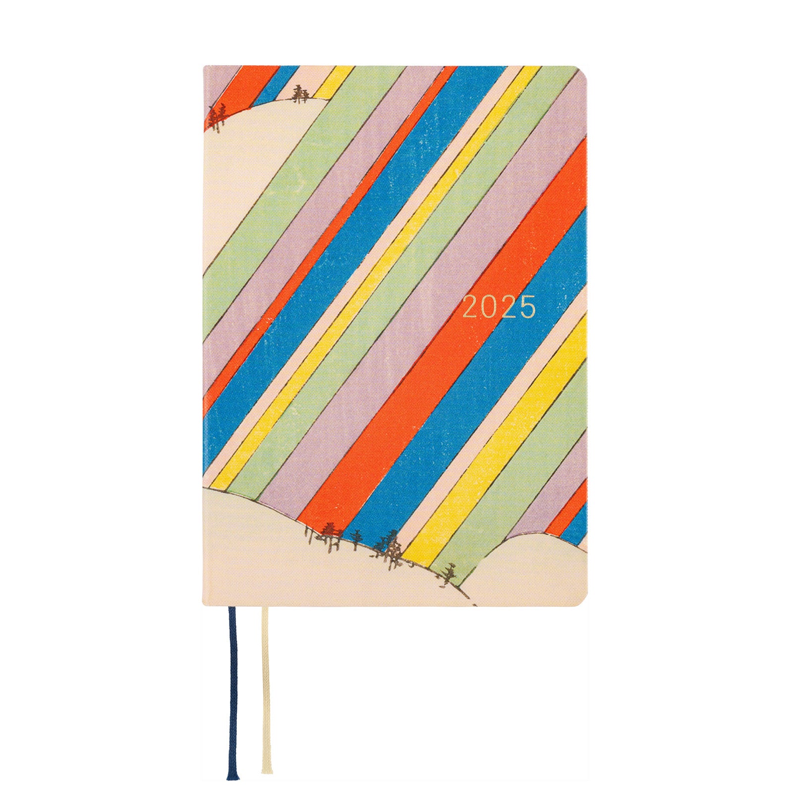 Hobonichi Techo 2025 -  Original (A6) HON Planner Book - Unsodo: Bijutsukai (Rainbow) - English/January Start/Monday Start - Free shipping to US and Canada - Vancouver Buchan’s Kerrisdale Stationery Store