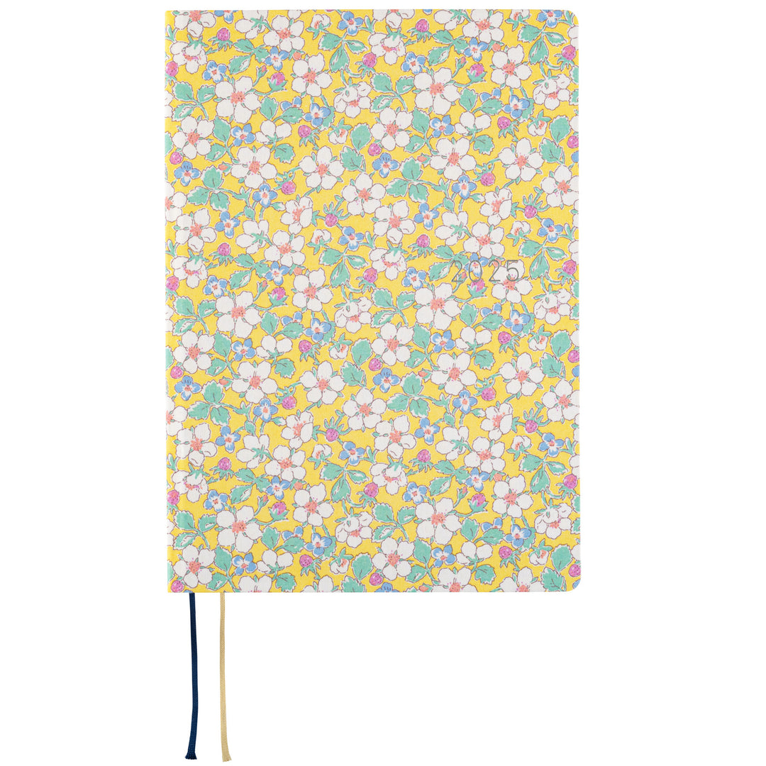 Hobonichi Techo 2025 -  Cousin (A5) HON Planner Book - Liberty Fabrics: Paysanne Blossom - English/January Start/Monday Start - Free shipping to US and Canada - Vancouver Buchan’s Kerrisdale Stationery Store