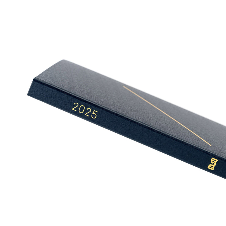 Hobonichi Techo 2025 -  Cousin (A5) HON Planner Book - Slash (Navy) - English/January Start/Monday Start - Free shipping to US and Canada - Vancouver Buchan’s Kerrisdale Stationery Store