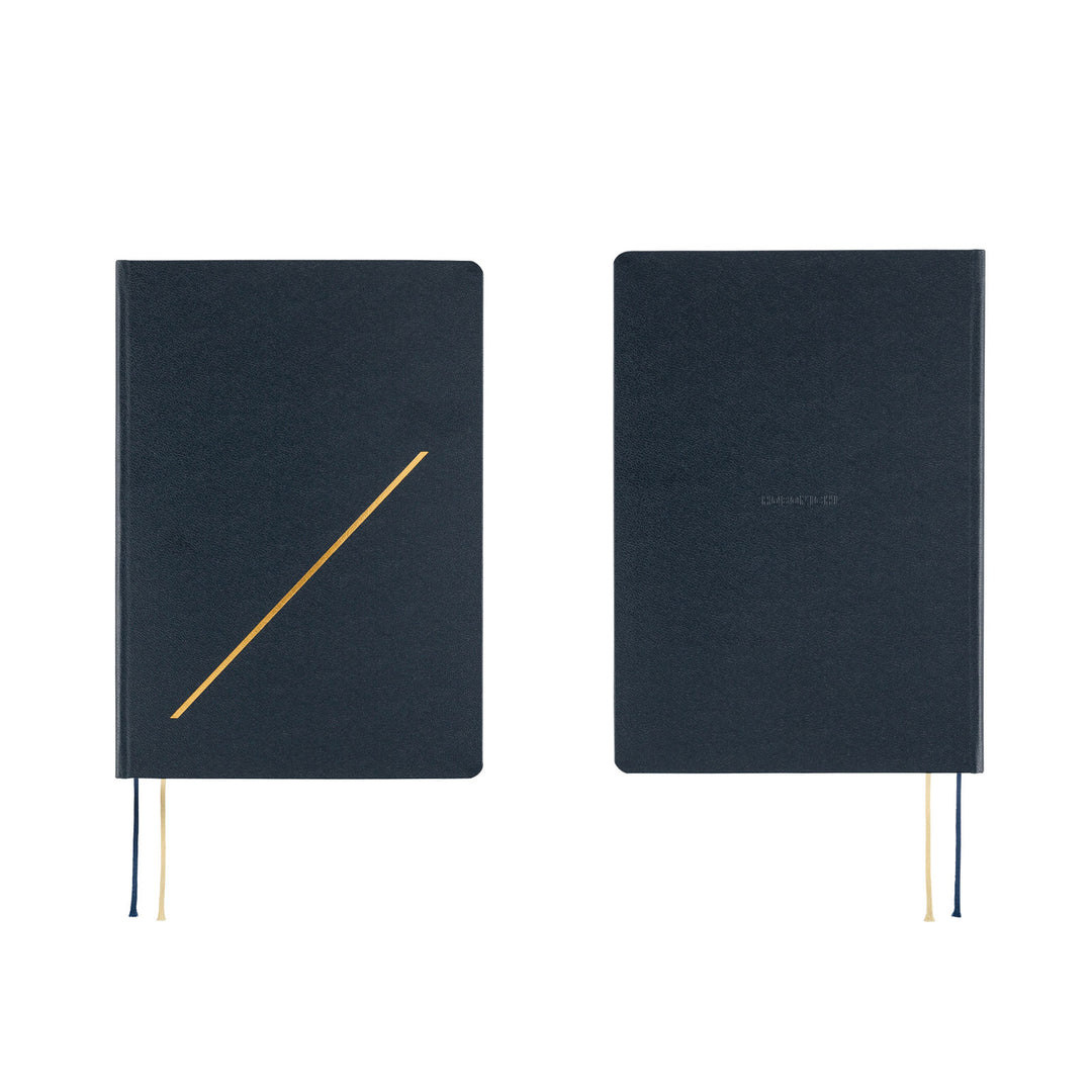 Hobonichi Techo 2025 -  Cousin (A5) HON Planner Book - Slash (Navy) - English/January Start/Monday Start - Free shipping to US and Canada - Vancouver Buchan’s Kerrisdale Stationery Store