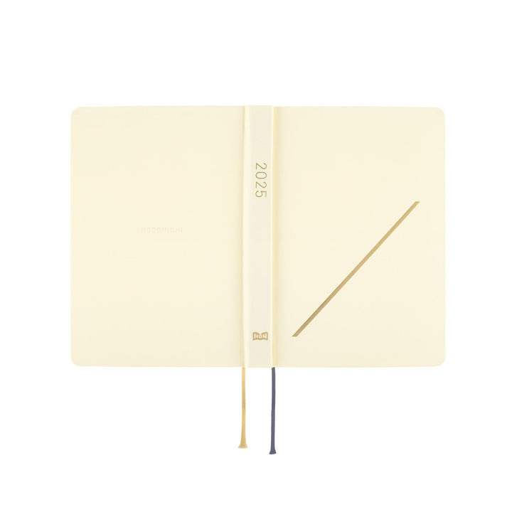 Hobonichi Techo 2025 -  Original (A6) HON Planner Book - Slash (Ivory) - English/January Start/Monday Start - Free shipping to US and Canada - Vancouver Buchan’s Kerrisdale Stationery Store