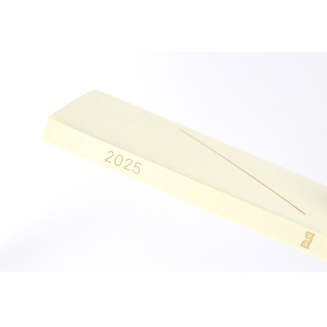 Hobonichi Techo 2025 -  Cousin (A5) HON Planner Book - Slash (Ivory) - English/January Start/Monday Start - Free shipping to US and Canada - Vancouver Buchan’s Kerrisdale Stationery Store