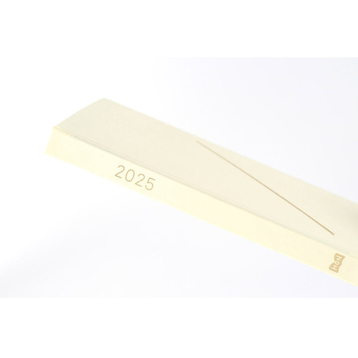 Hobonichi Techo 2025 -  Cousin (A5) HON Planner Book - Slash (Ivory) - English/January Start/Monday Start - Free shipping to US and Canada - Vancouver Buchan’s Kerrisdale Stationery Store