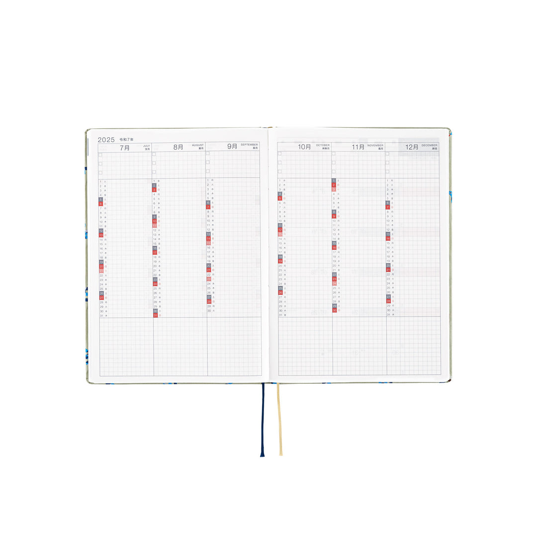 Hobonichi Techo 2025 -  Original (A6) HON Planner Book - Bow & Tie: Snake Toy - English/January Start/Monday Start - Free shipping to US and Canada - Vancouver Buchan’s Kerrisdale Stationery Store