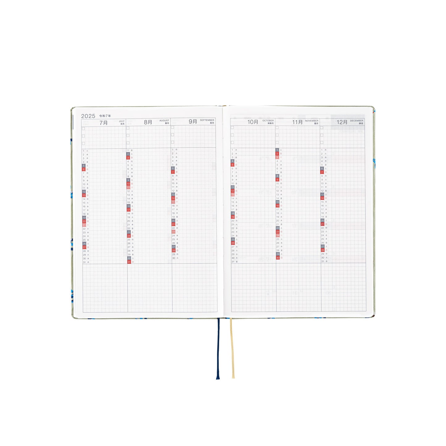 Hobonichi Techo 2025 -  Original (A6) HON Planner Book - Bow & Tie: Snake Toy - English/January Start/Monday Start - Free shipping to US and Canada - Vancouver Buchan’s Kerrisdale Stationery Store