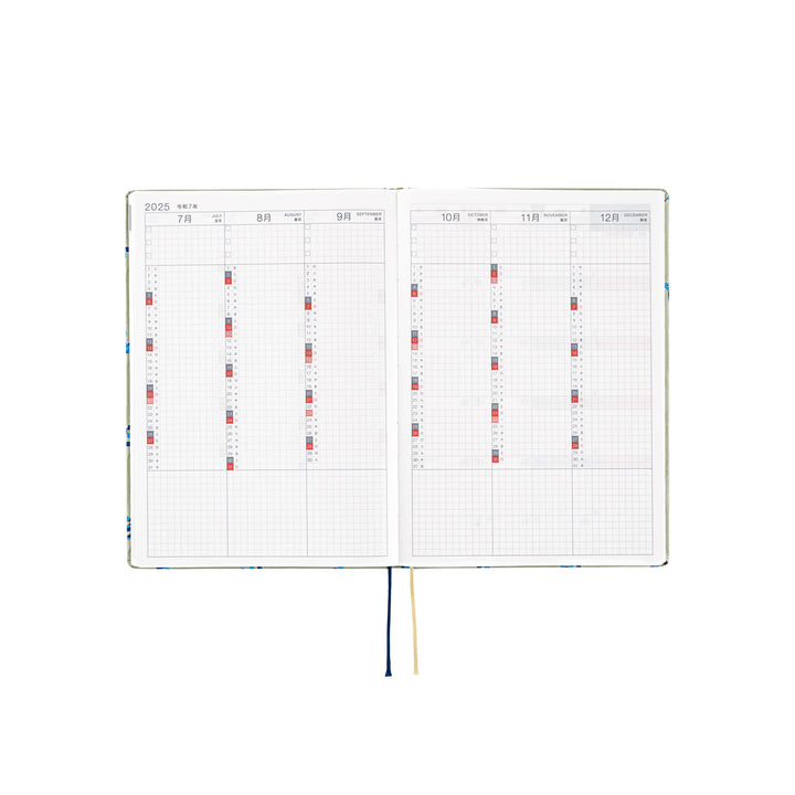 Hobonichi Techo 2025 -  Original (A6) HON Planner Book - Bow & Tie: Snake Toy - English/January Start/Monday Start - Free shipping to US and Canada - Vancouver Buchan’s Kerrisdale Stationery Store