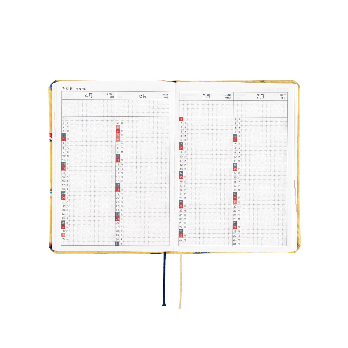 Hobonichi Techo 2025 -  Original (A6) HON Planner Book - Bow & Tie: Sushi - English/January Start/Monday Start - Free shipping to US and Canada - Vancouver Buchan’s Kerrisdale Stationery Store