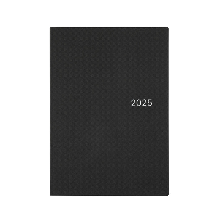 Hobonichi Techo 2025 -  Cousin (A5) HON Planner Book - Paper Series: Black Gingham - English/January Start/Monday Start - Free shipping to US and Canada - Vancouver Buchan’s Kerrisdale Stationery Store