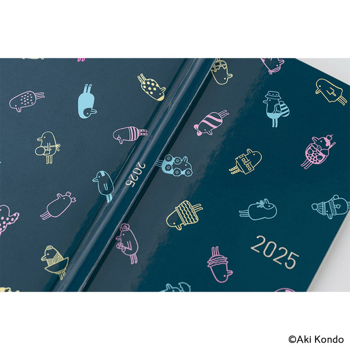 Hobonichi Techo Weeks - Japanese - Hobotoridori: Sparkling Hobotoridori - 2025 Apr Start