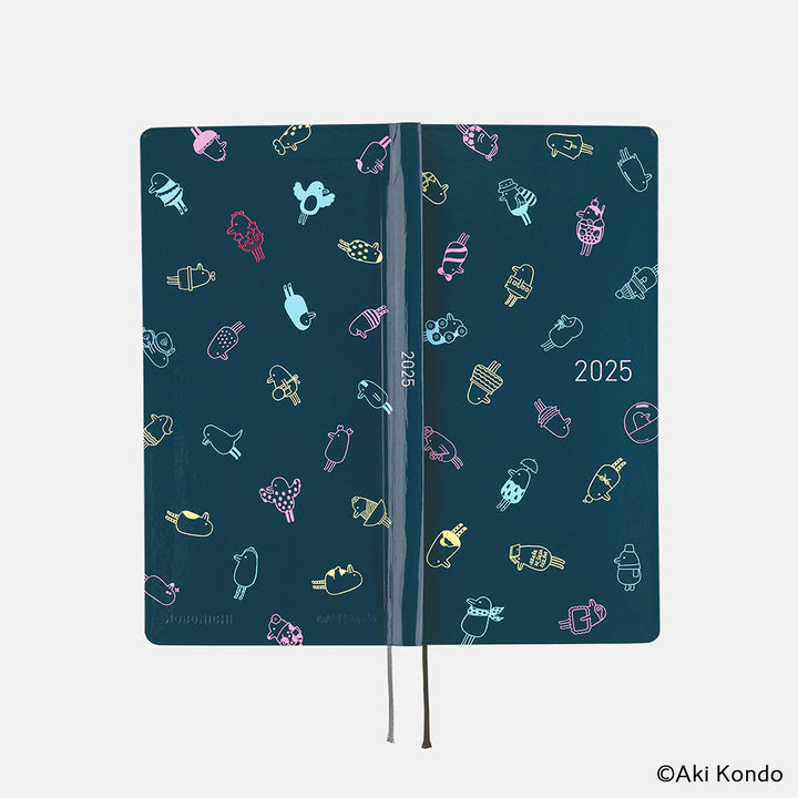 Hobonichi Techo Weeks - Japanese - Hobotoridori: Sparkling Hobotoridori - 2025 Apr Start