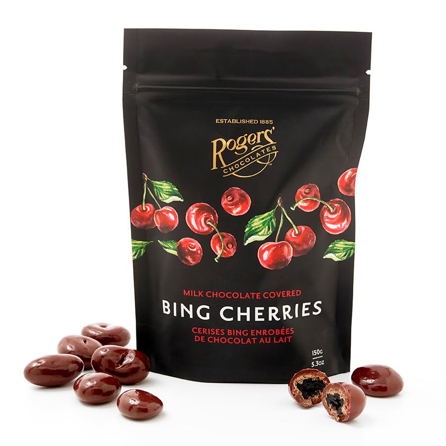ROGERS' CHOCOLATE - Milk Chocolate Covered Bing Cherries - Best Gift Ideas for Christmas - Best Victoria Vancouver Canada Souvenirs - Best Small Gifts from Vancouver Canada