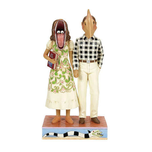 Jim Shore - Beetlejuice - Adam and Barbara Scary Masks - Figurine