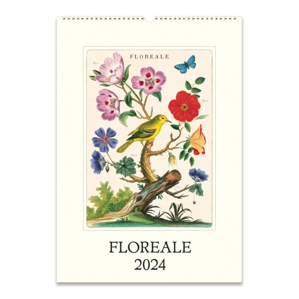 CAVALLINI & CO - 2024 - Vintage Poster Wall Calendar - FLOREALE