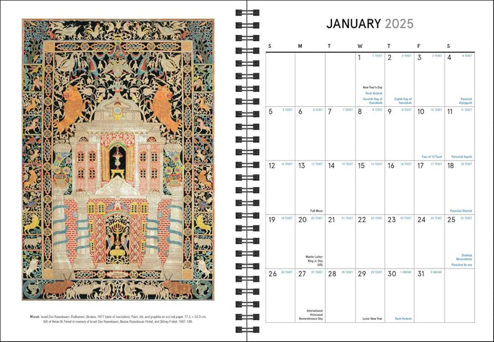 Rizzoli Universe 2024/2025 - The Jewish Calendar - Weekly (16 Months)