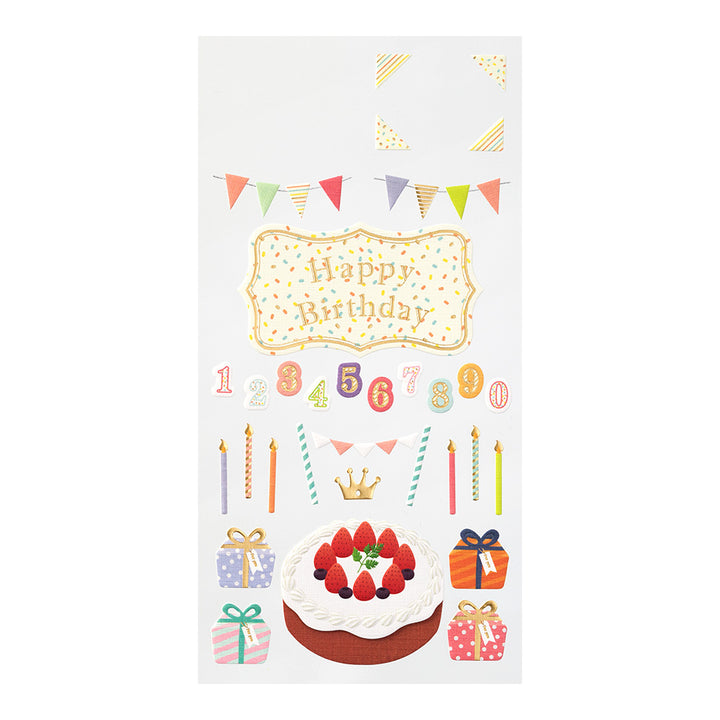 Midori - PCM Museum Title Sticker - 2359  - Birthday DIY Photo Alum Decoration Sticker