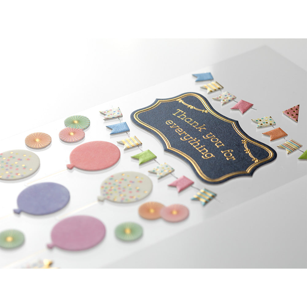 Midori - PCM Museum Title Sticker - 2361  - Thank you - DIY Photo Album Decoration Sticker