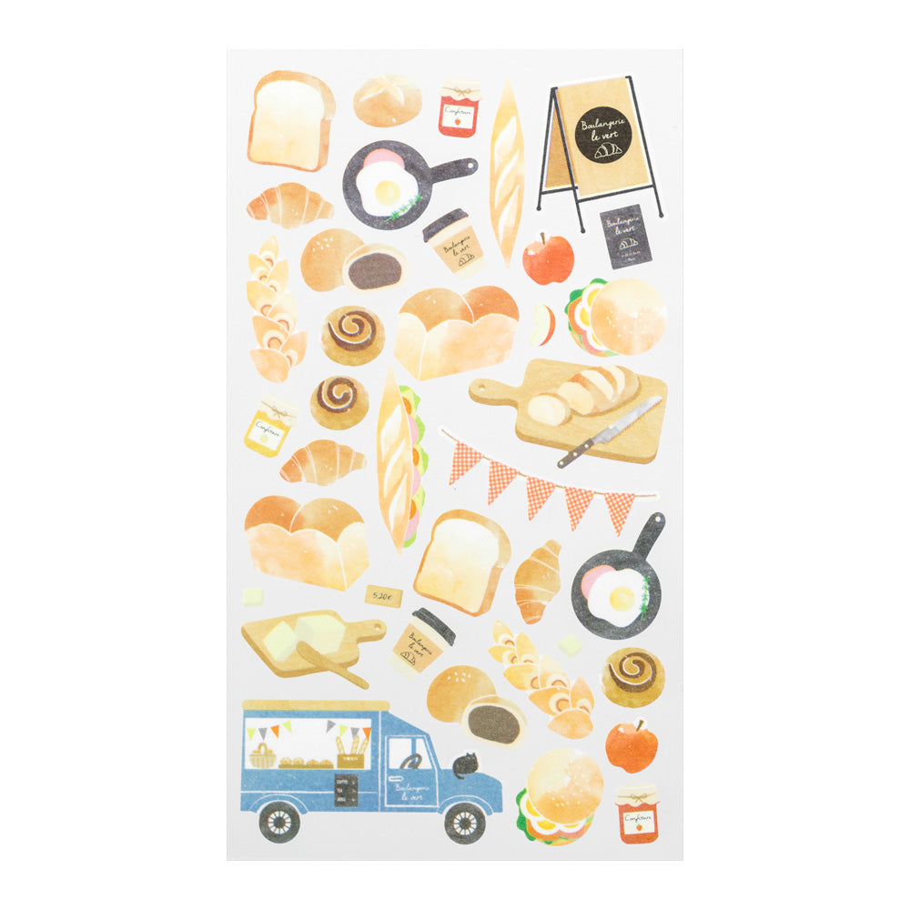 Midori - Washi Sticker 2367 - Marché Bread