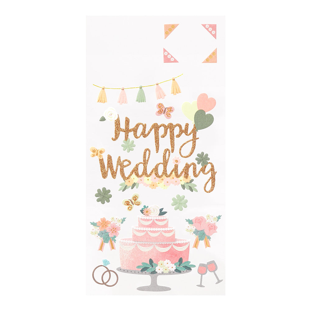 Midori - PCM Museum Title Sticker -2513 - Wedding Cake - Photo Album Sticker