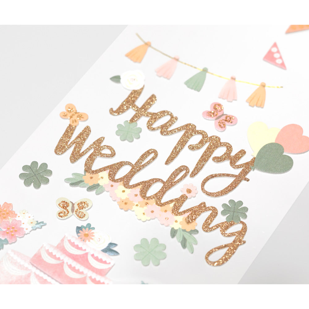 Midori - PCM Museum Title Sticker -2513 - Wedding Cake - Photo Album Sticker