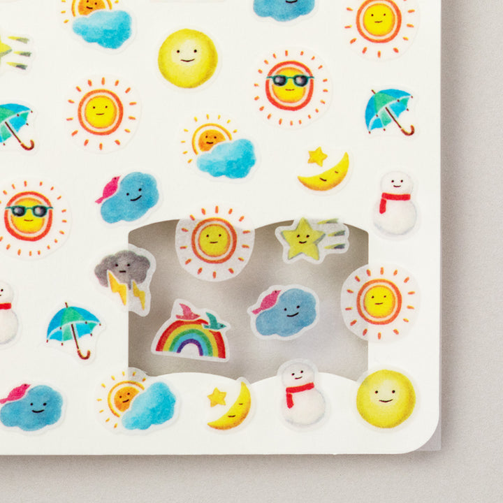 Midori - Washi Stickers for Diary Daily Records - Weather