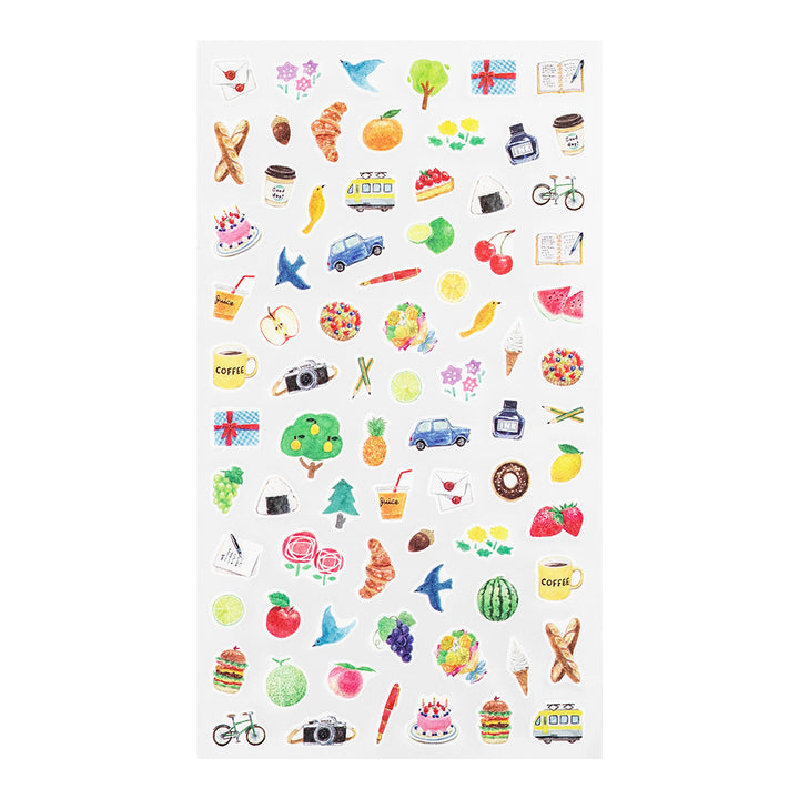 Midori - Washi Stickers for diary Daily records -  Motif