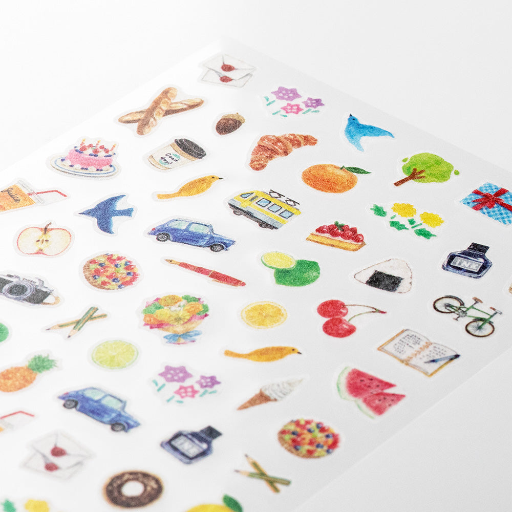 Midori - Washi Stickers for diary Daily records -  Motif