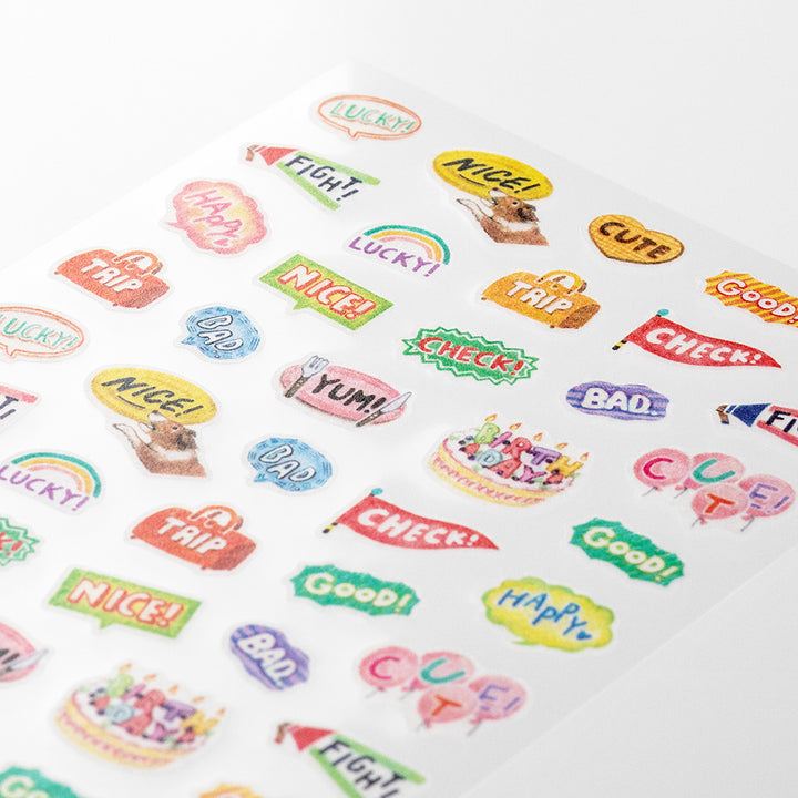 Midori - Stickers for diary Daily records - Wards