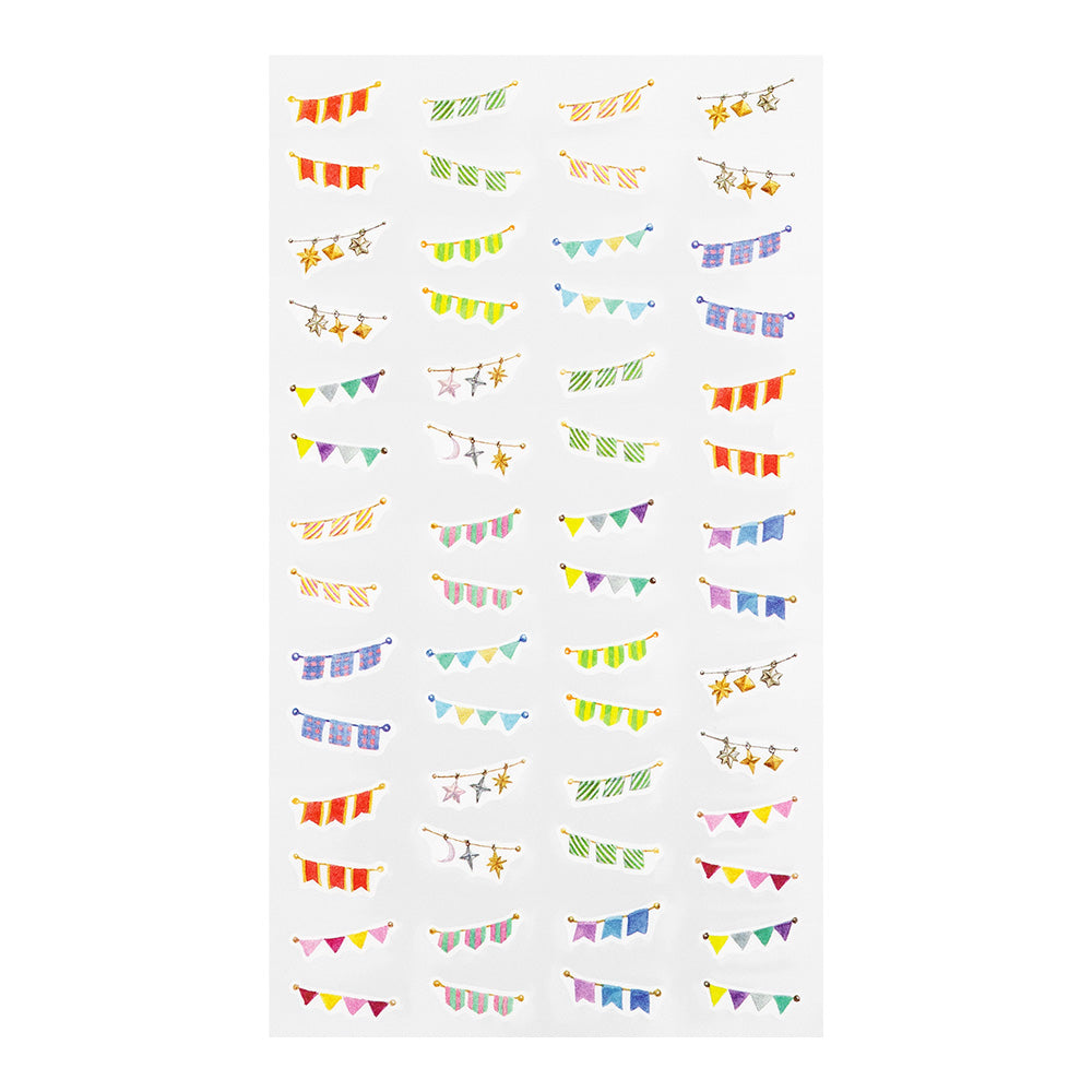 Midori - Washi Stickers for Diary Daily Records - Garlands