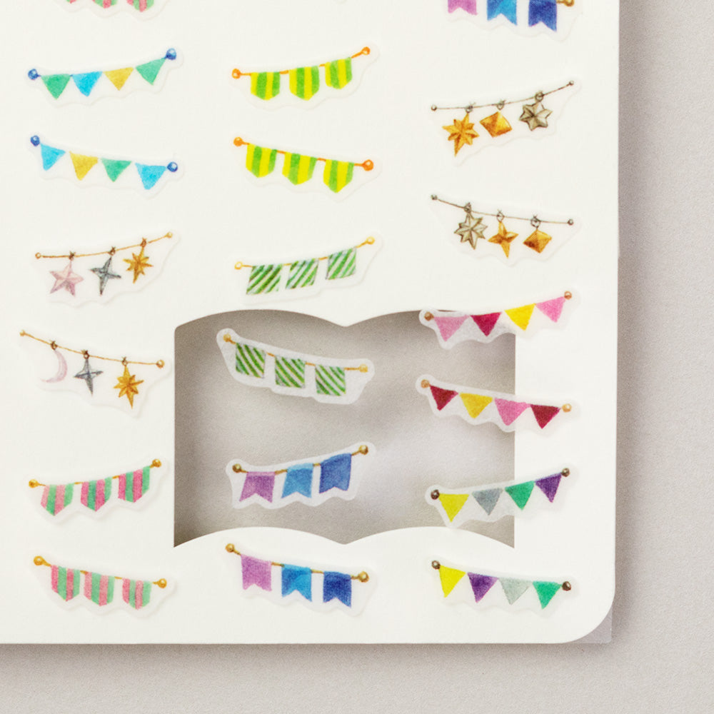 Midori - Washi Stickers for Diary Daily Records - Garlands