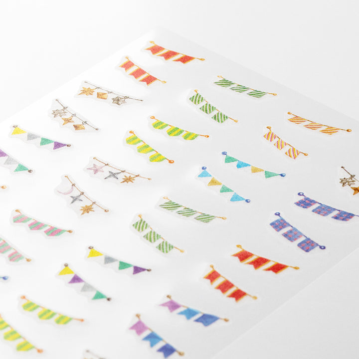 Midori - Washi Stickers for Diary Daily Records - Garlands