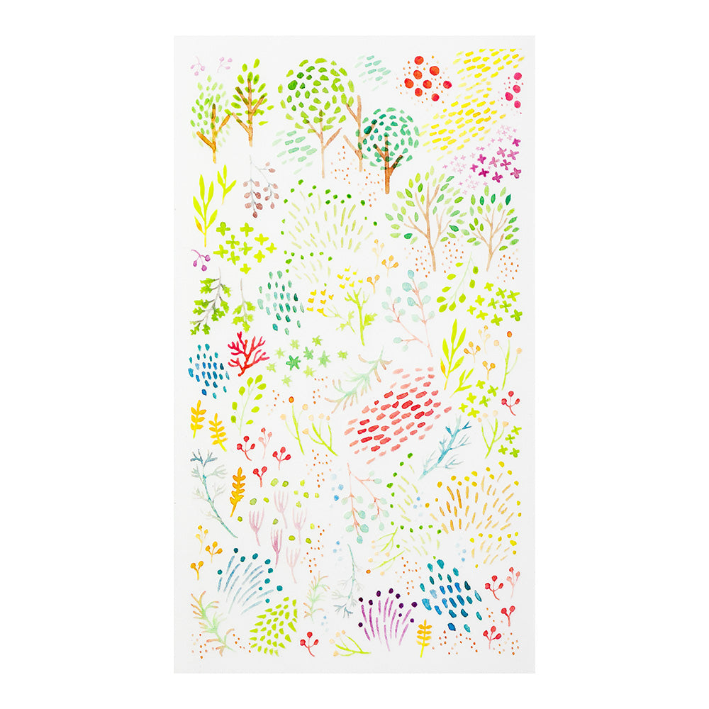 Midori - Transfer Sticker - 2588 - Watercolor Patterns