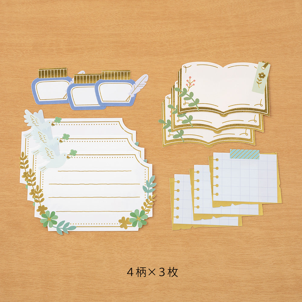 Midori - Paper Craft Museum Label Sticker - 2611 - Stationery Ink Bottle