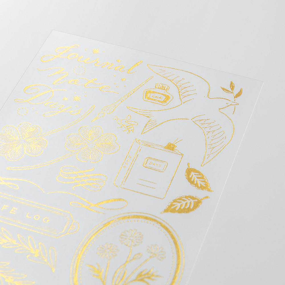 Midori - Gold Foil Transfer Sticker - 2615 - Happy Motifs for record