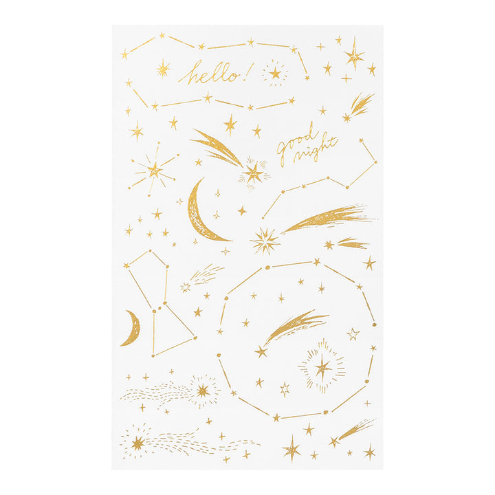 Midori - Gold Foil Transfer Sticker - 2616 - Star