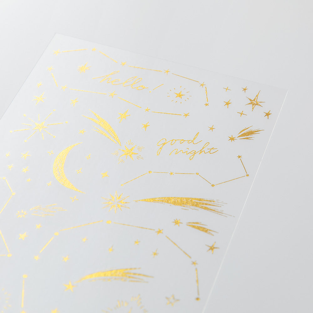 Midori - Gold Foil Transfer Sticker - 2616 - Star