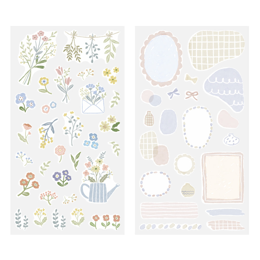 MIDORI - Colored Pencil Stickers - 2639 - Flower