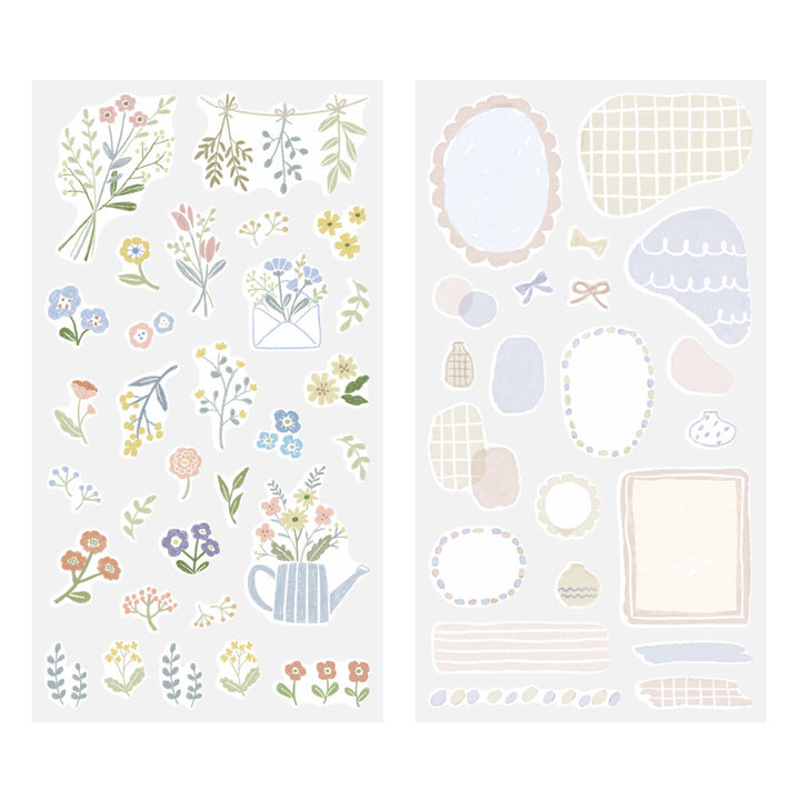 MIDORI - Colored Pencil Stickers - 2639 - Flower